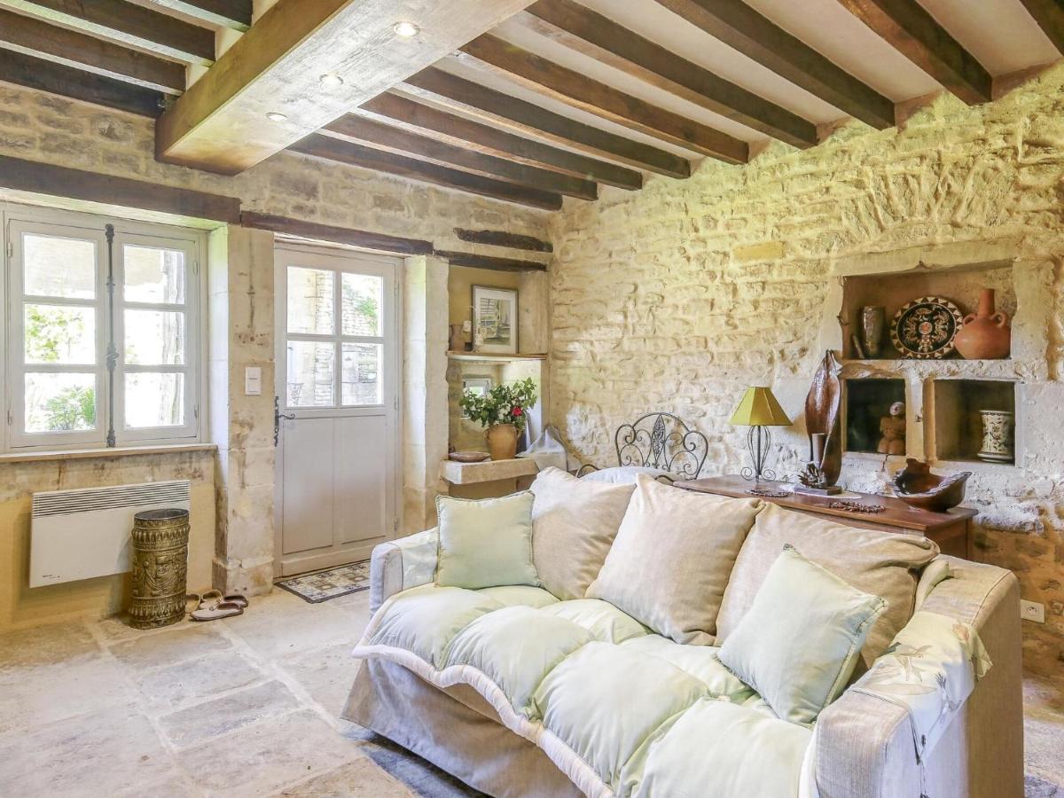 Burgundian Farmhouse In Talon With Fireplace Exterior foto