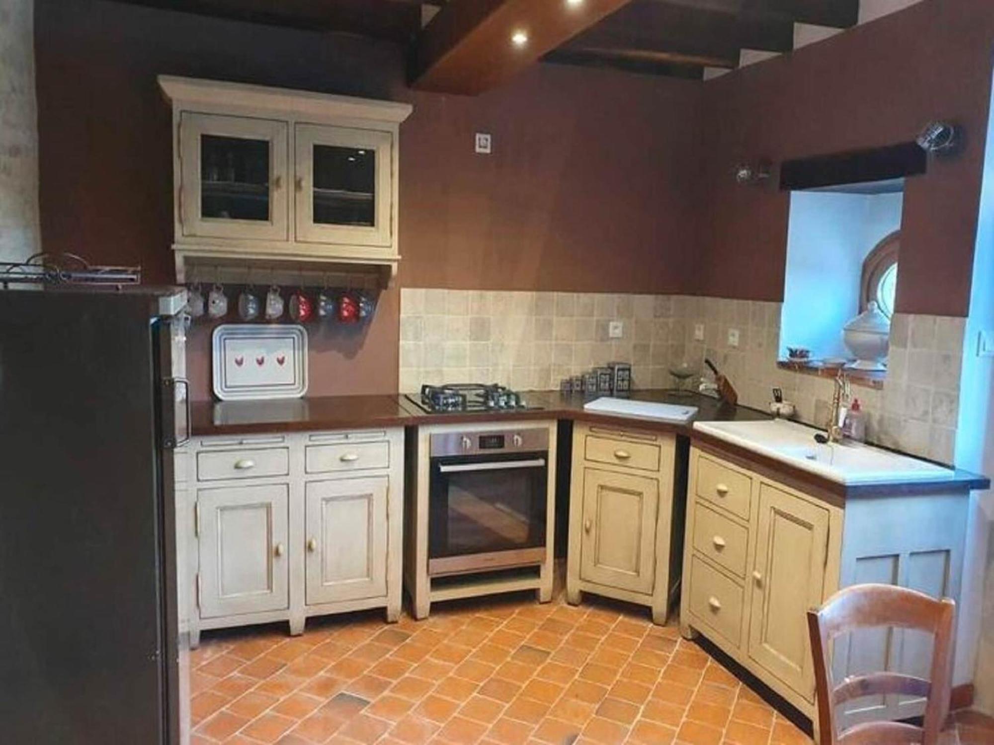 Burgundian Farmhouse In Talon With Fireplace Exterior foto